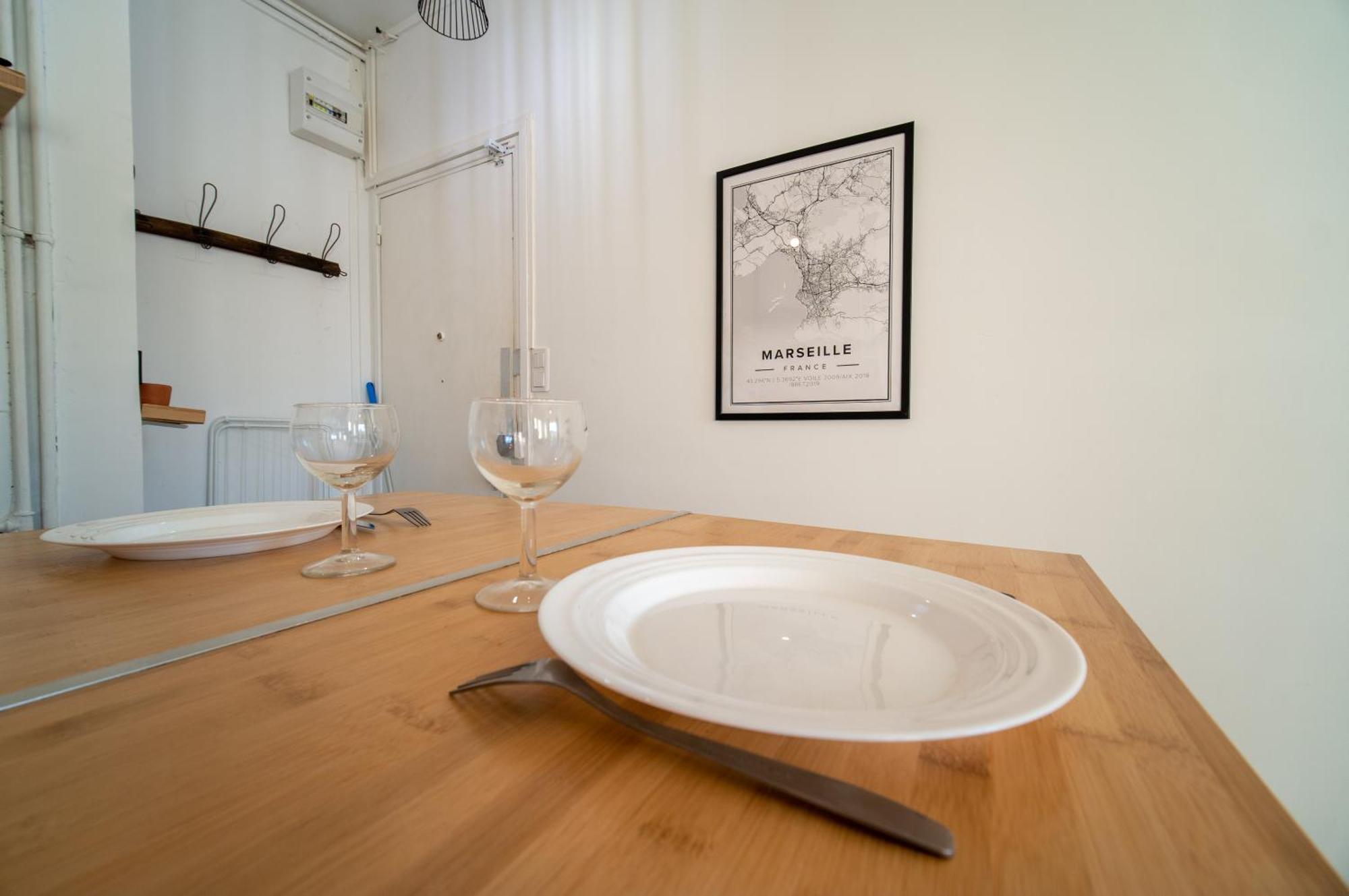 Appartement Tout Equipe Vieux Port 4 Couchages Marseille Ngoại thất bức ảnh